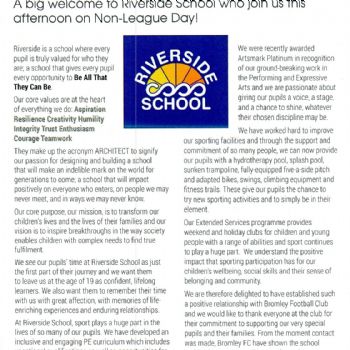 Bromley FC Programme